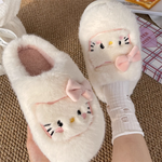 Cute kt cat plush slippers HA2241