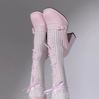 Bow mid-calf socks HA2359