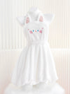 Cute rabbit plush dress HA2504