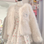 Cute furry coat HA2376