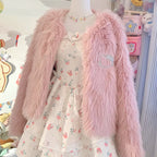 Cute furry coat HA2376