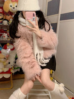 Cute furry coat HA2376