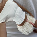 Bow lace shorts HA2377