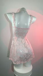 Sweet Lace pink dress HA2508