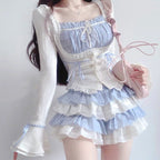 Cute Ballet Cake Dress Two-Piece Set HA2213