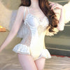 White lace jumpsuit HA2216