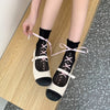 Bow mid-calf socks HA2359