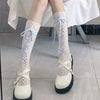 Bow mid-calf socks HA2359