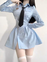 Chic long-sleeved shirt dress HA2218