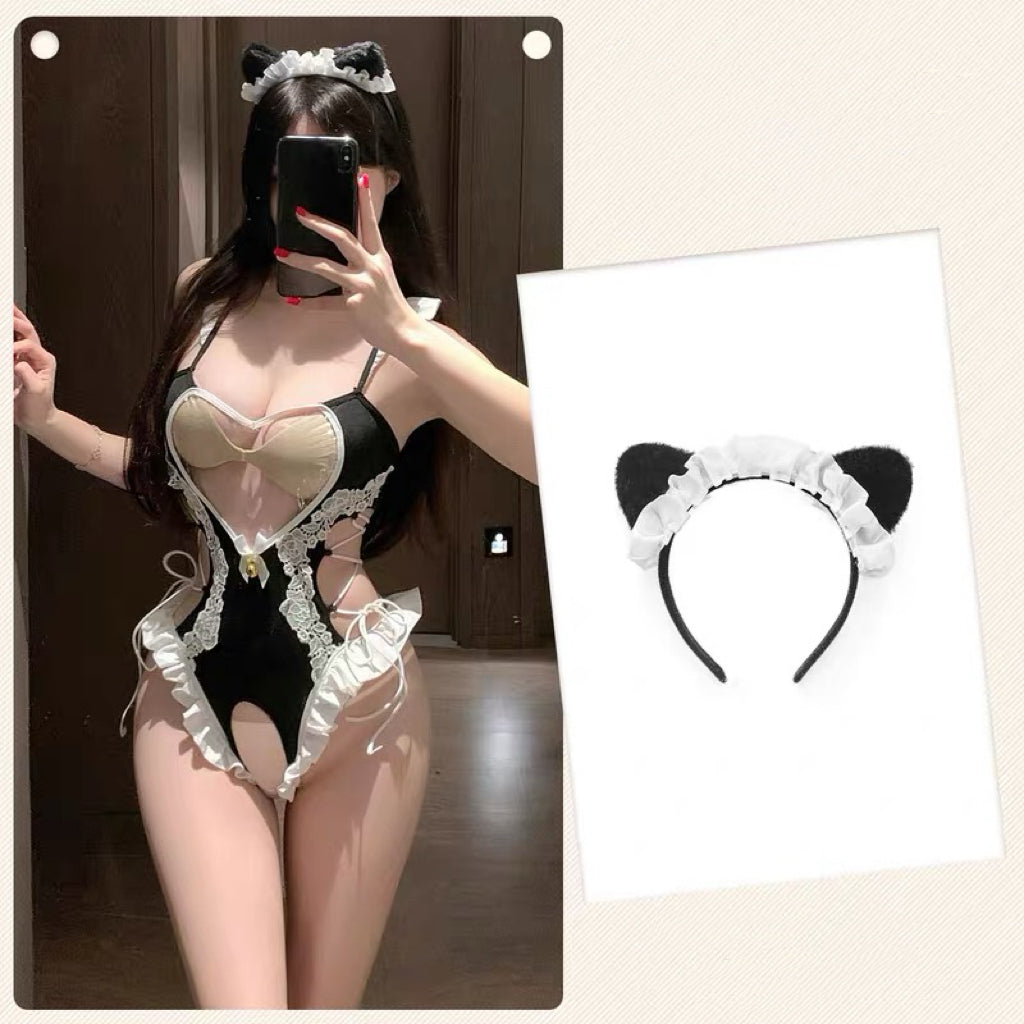 Heart-shaped maid suit HA2989
