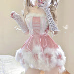 Pink bunny girl suit HA2228