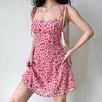 Pink Floral Slip Dress HA29698