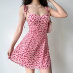Pink Floral Slip Dress HA29698