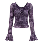 Bell Sleeve Slim Fit Top HA29699