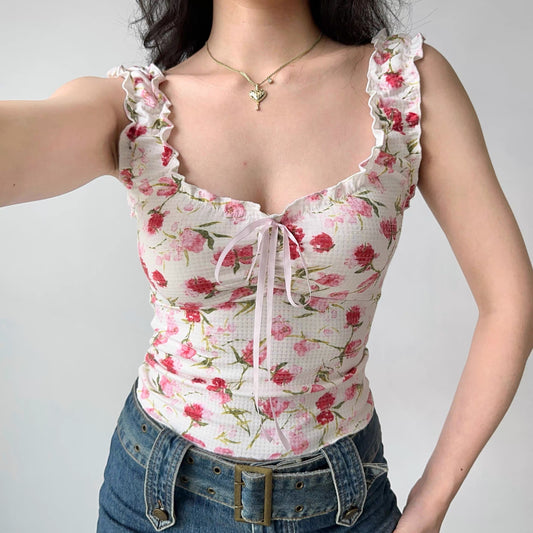 Printed Sleeveless Tank Top HA29705