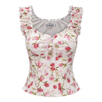 Printed Sleeveless Tank Top HA29705