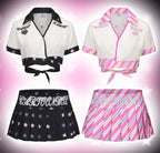 Two-Tone Shirt Set HA29707