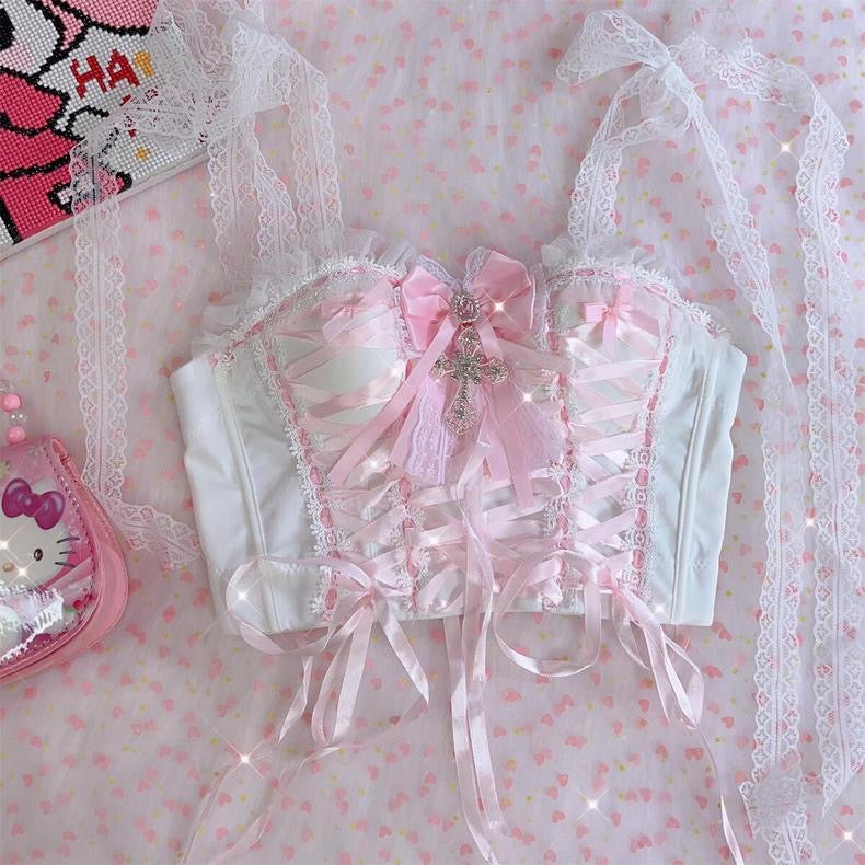 Sweet Lace Bow Set HA2599