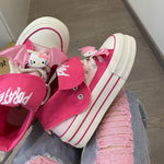 Cute Wing High Top Canvas Shoes HA2600