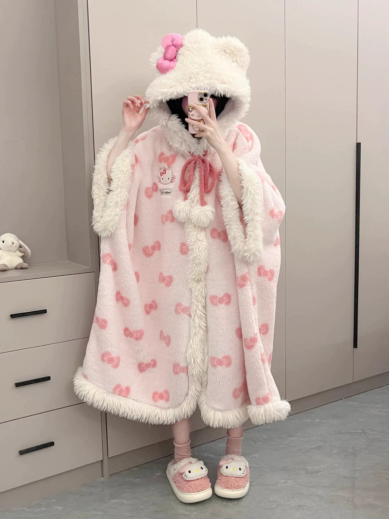 Cute plush cloak HA2699