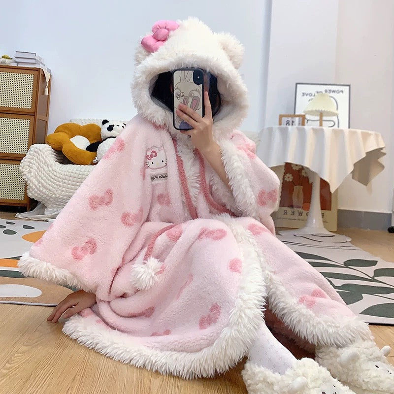 Cute plush cloak HA2699