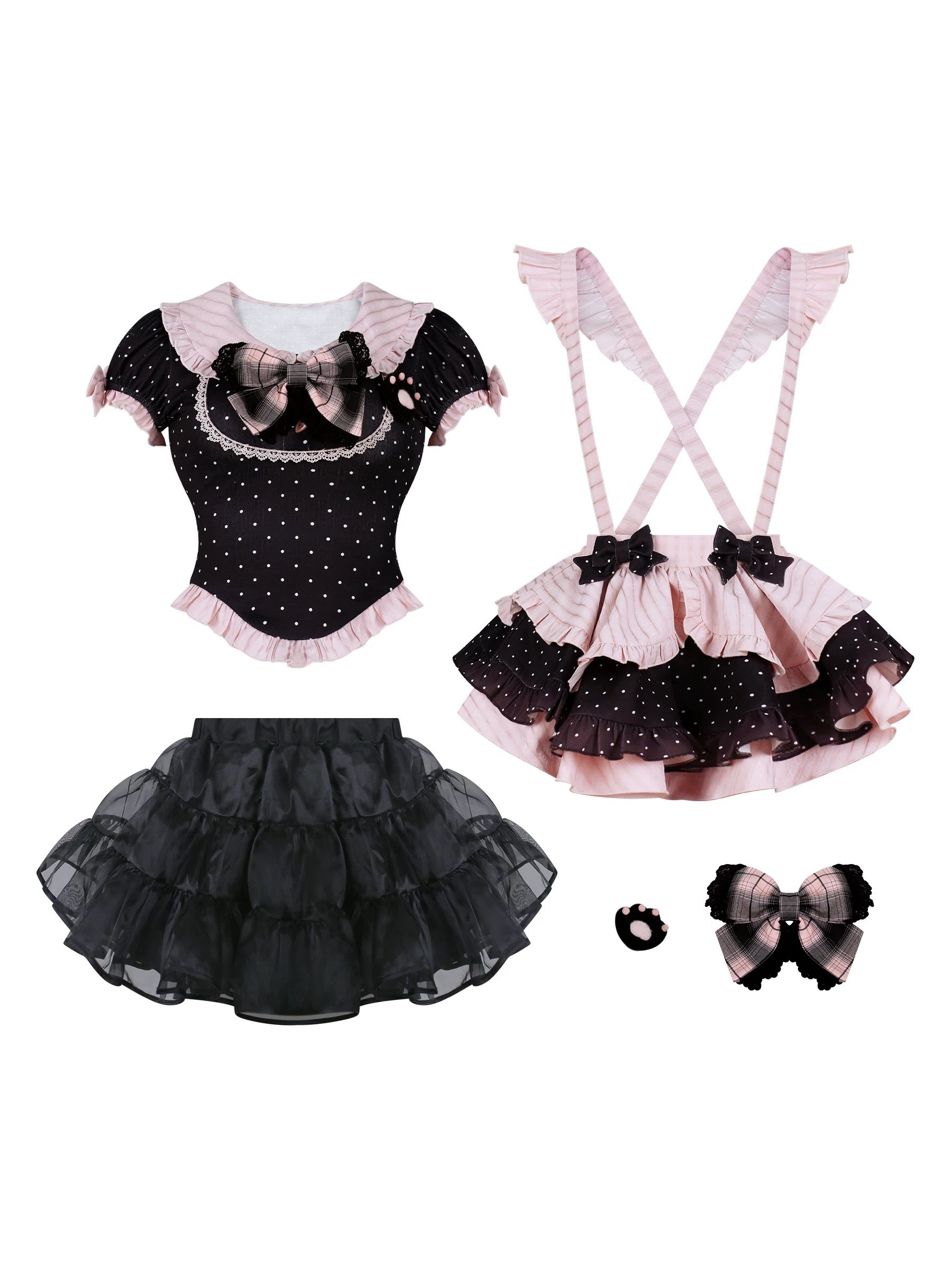 Black Cat Maid Set HA29721