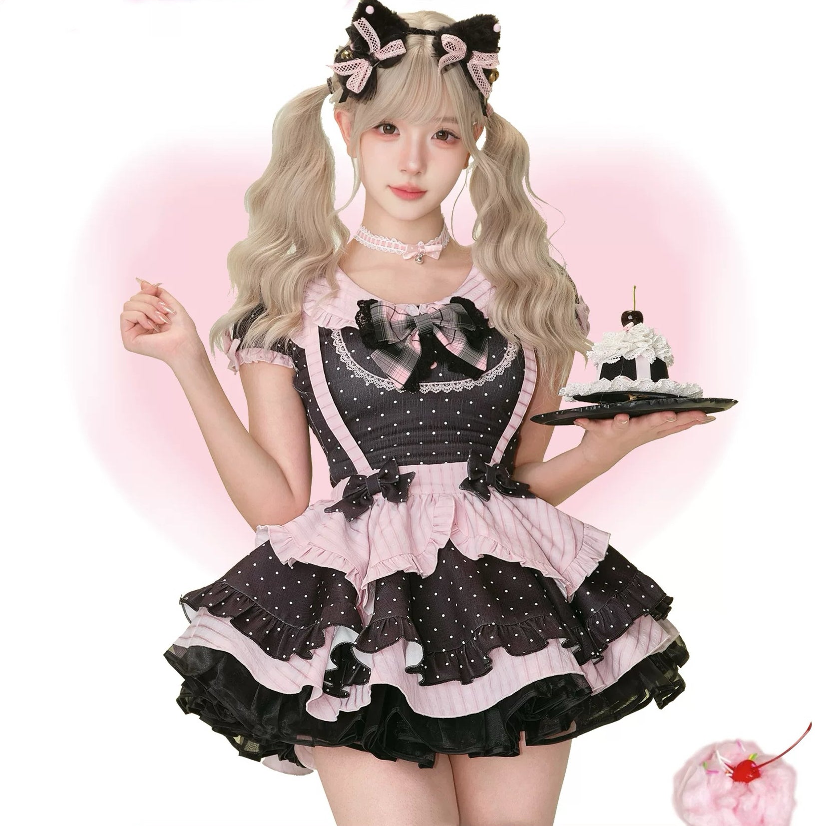 Black Cat Maid Set HA29721