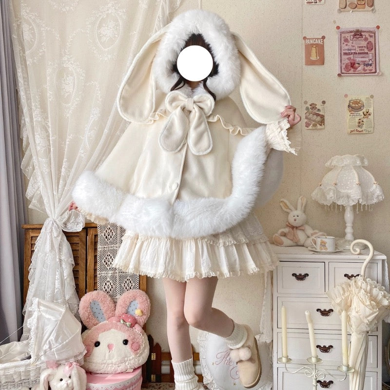 Lop-Eared Lolita Cape Coat HA29726