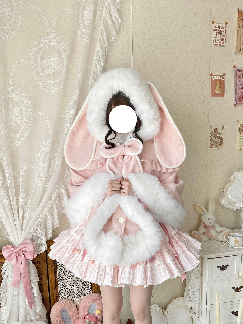 Lop-Eared Lolita Cape Coat HA29726