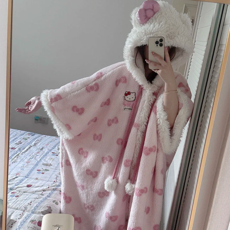 Cute plush cloak HA2699