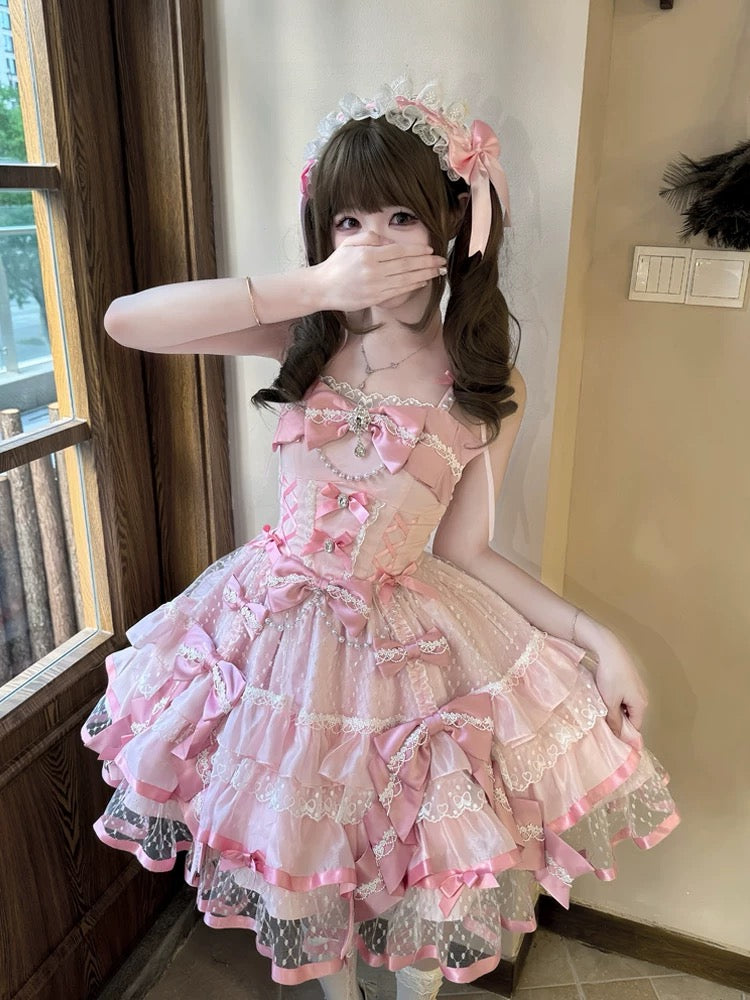 Pink Ballet Cake Dress HA29732