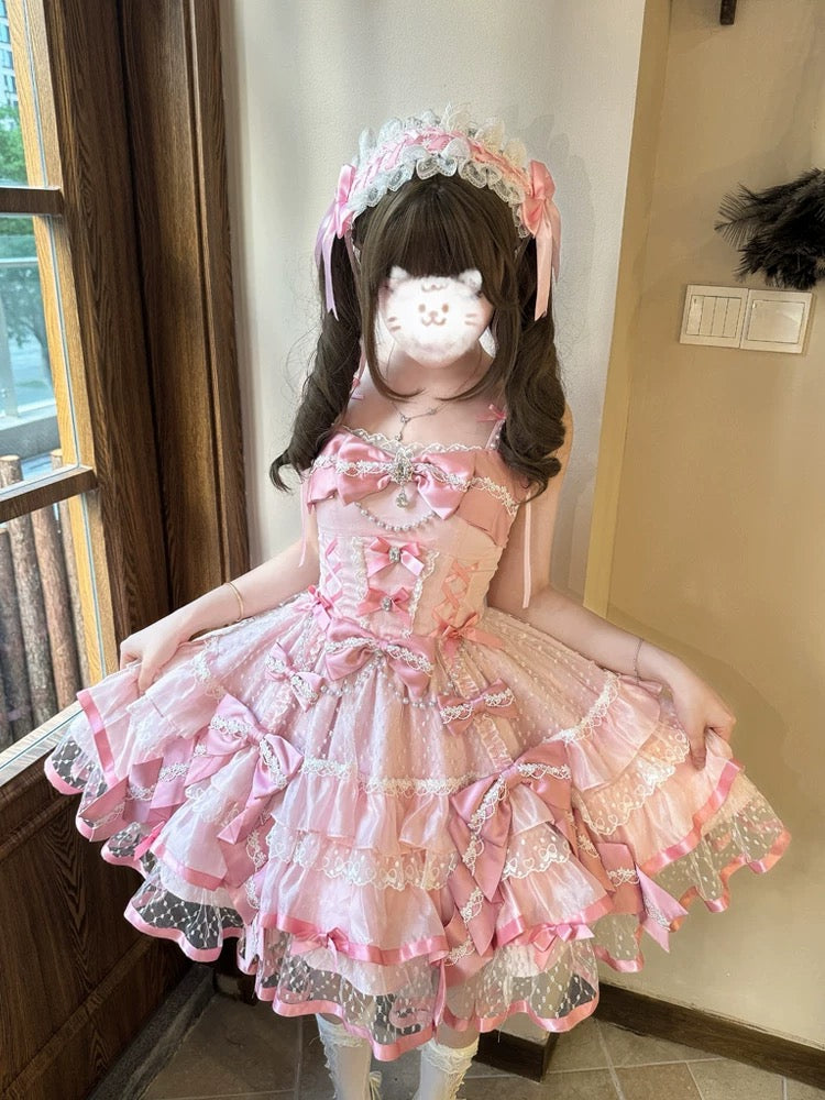 Pink Ballet Cake Dress HA29732