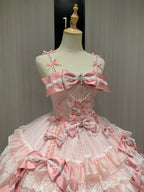Pink Ballet Cake Dress HA29732
