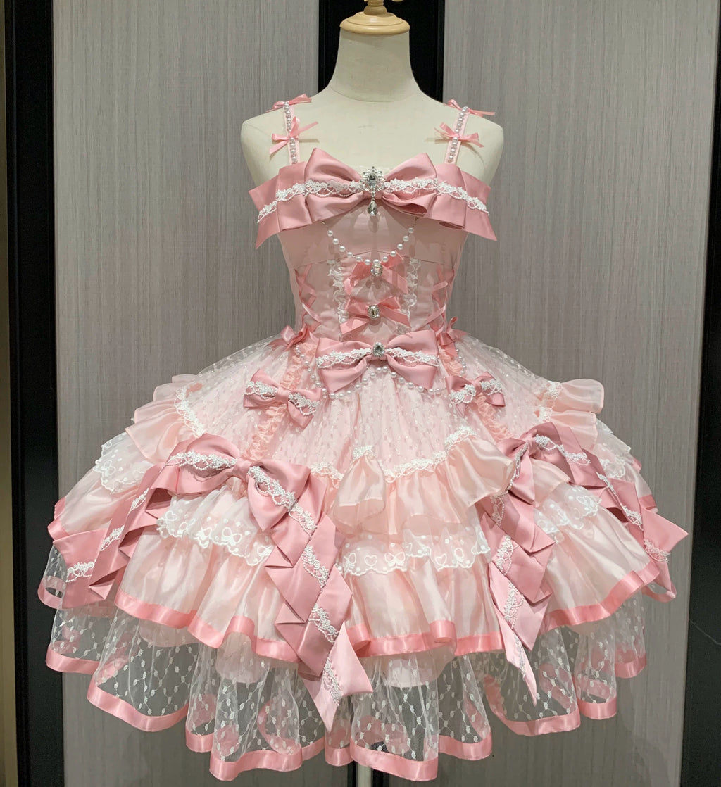Pink Ballet Cake Dress HA29732