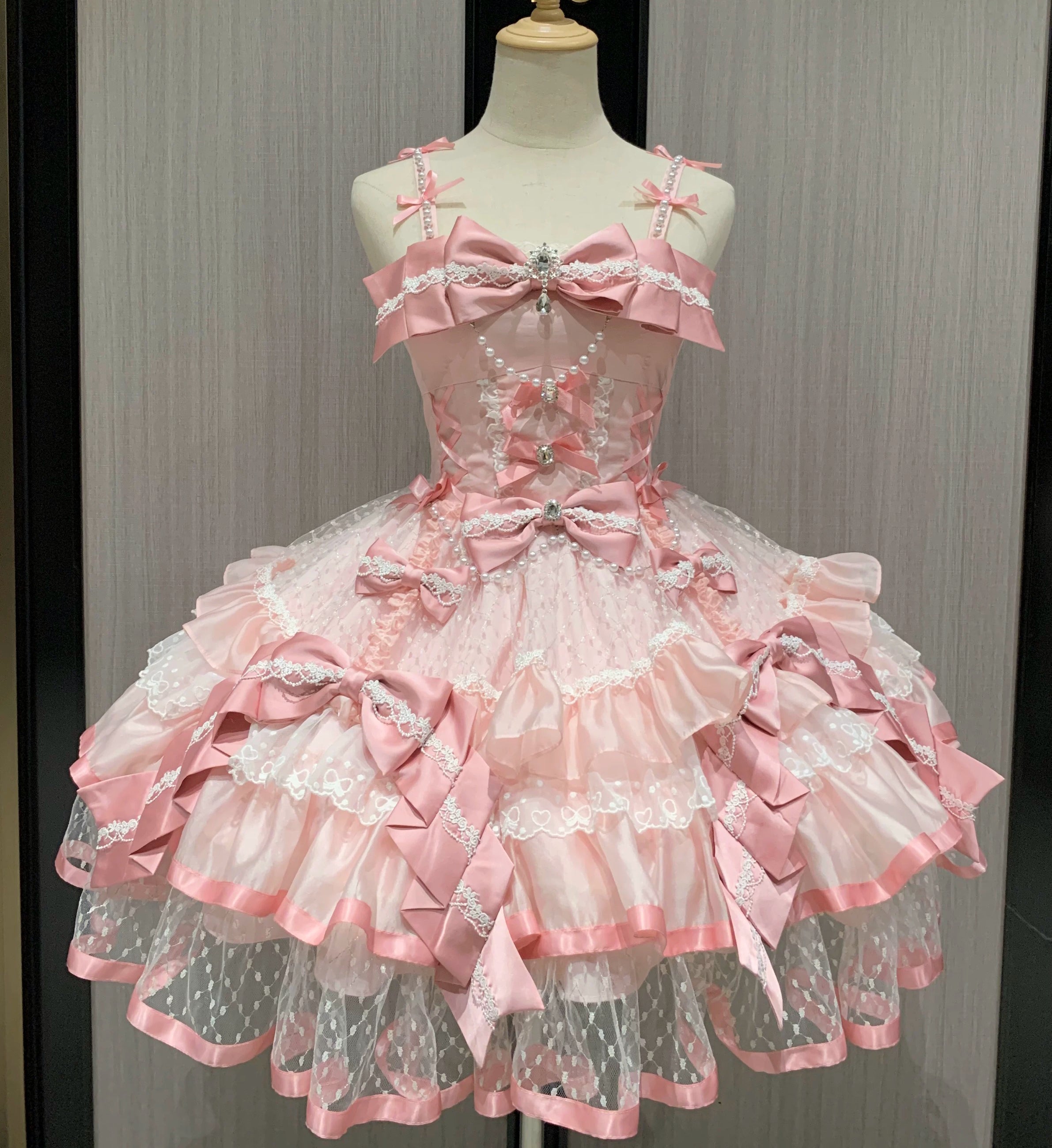 Pink Ballet Cake Dress HA29732