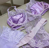 Purple lace underwear set HA2707