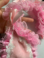 Cute pink bunny ears headband HA29737