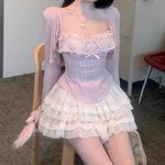 Sweet lace suit HA2712