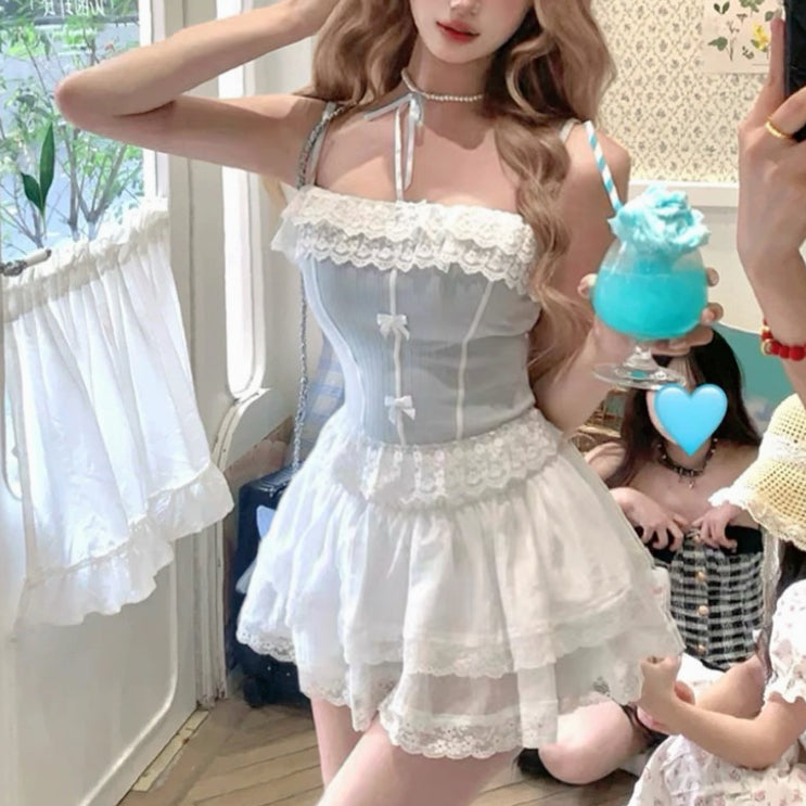 Sweet Girl Lace Suit HA2713