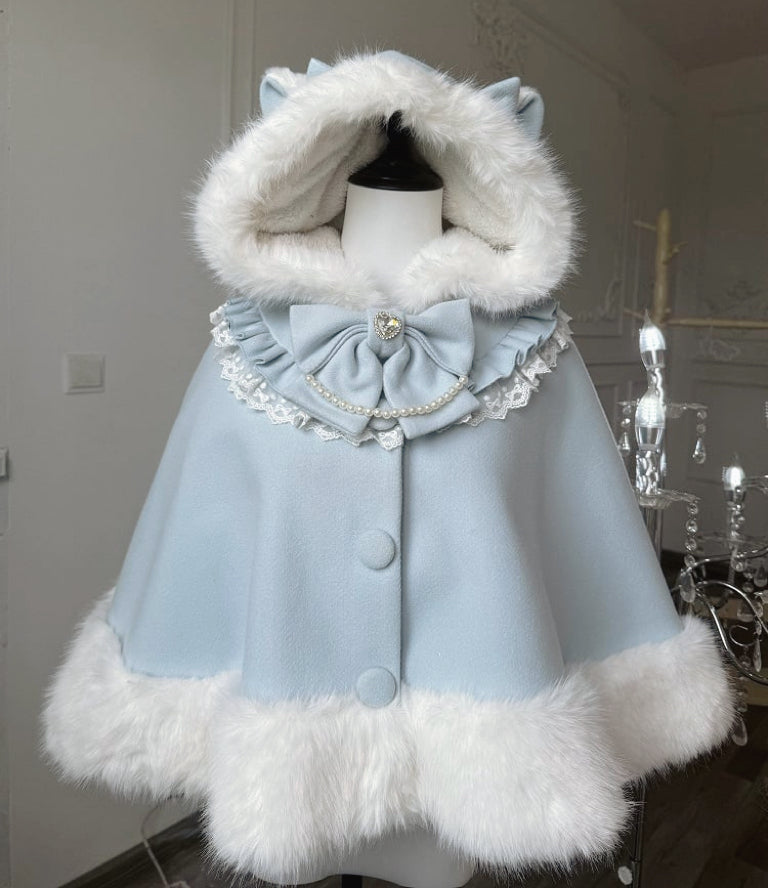 Lolita plush cloak HA29742