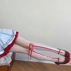 Ribbon lace socks HA29748