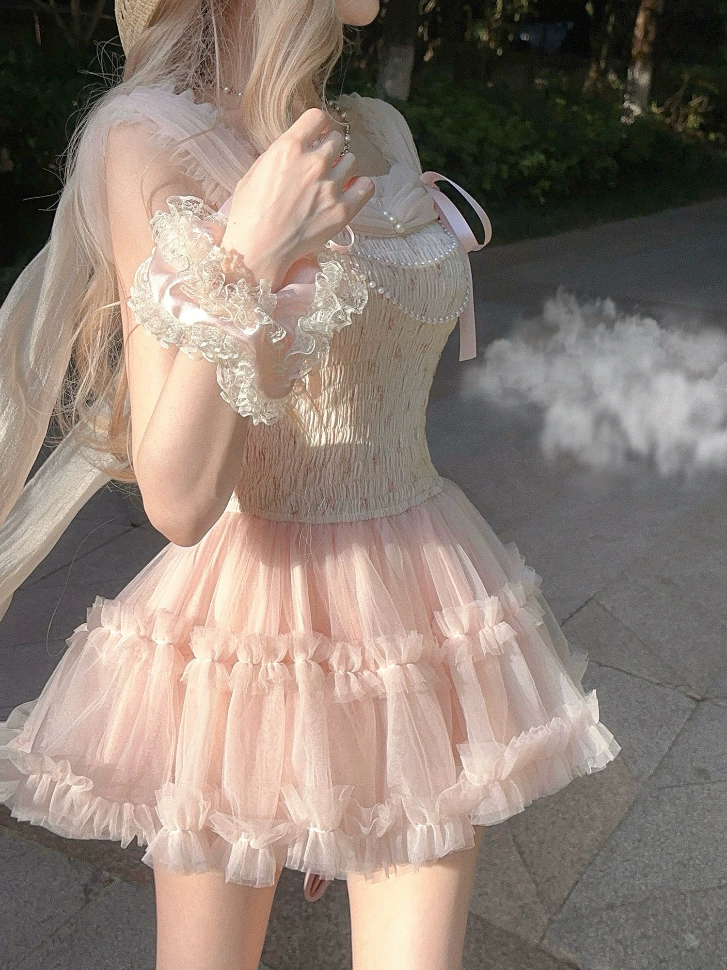 Gentle cake dress HA29749
