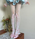 Ribbon lace socks HA29748