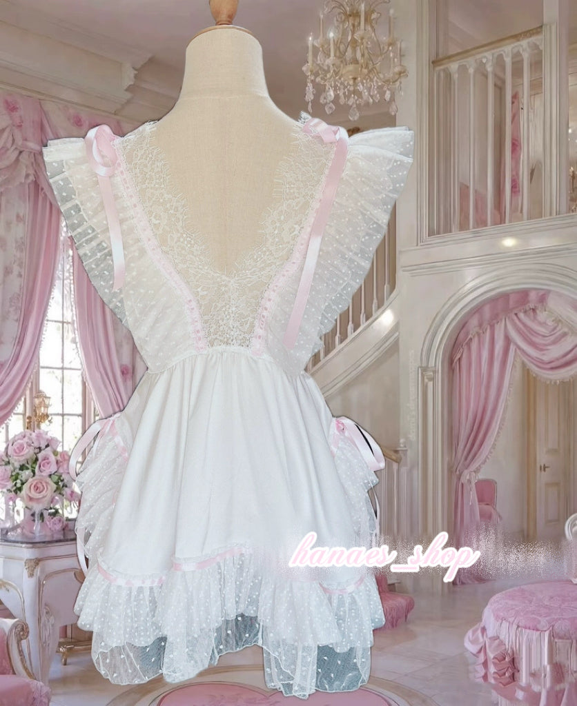 Lace bow dress HA29750