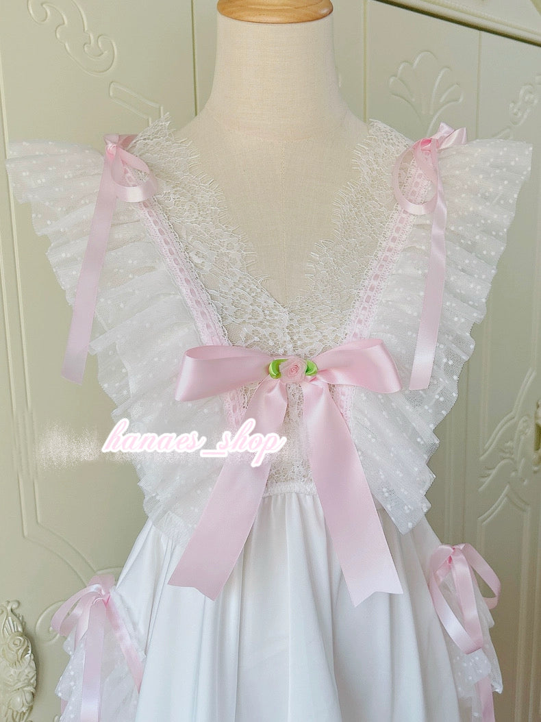 Lace bow dress HA29750
