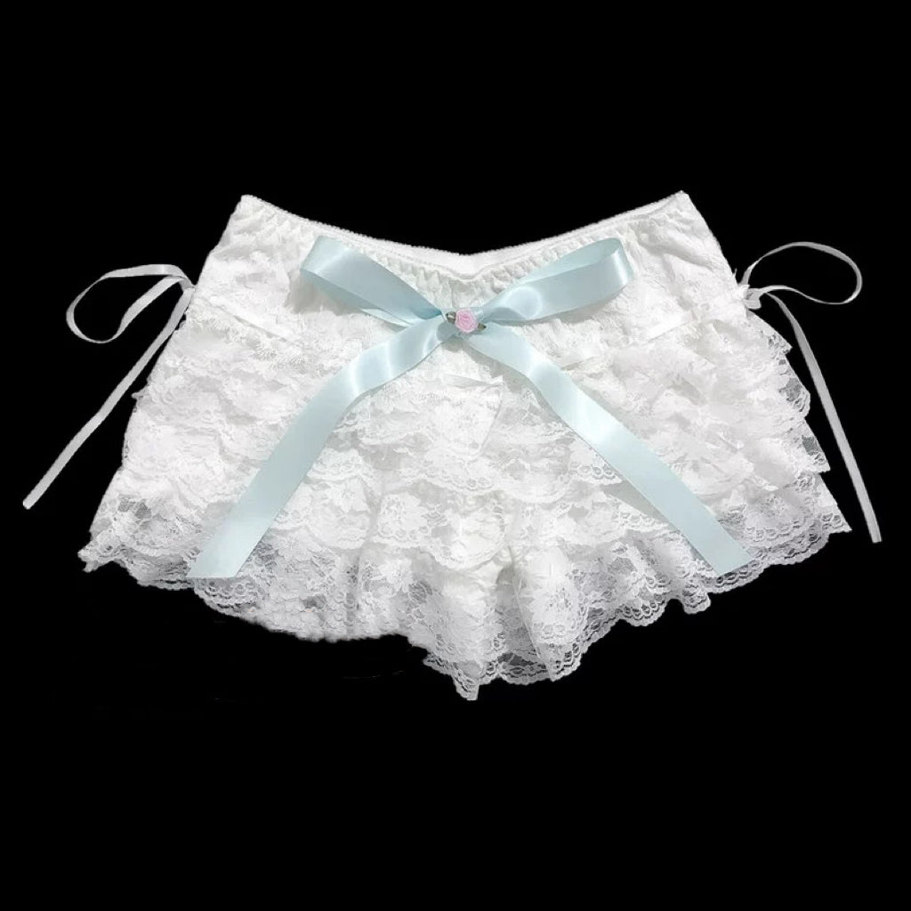 Lace bow shorts HA29754