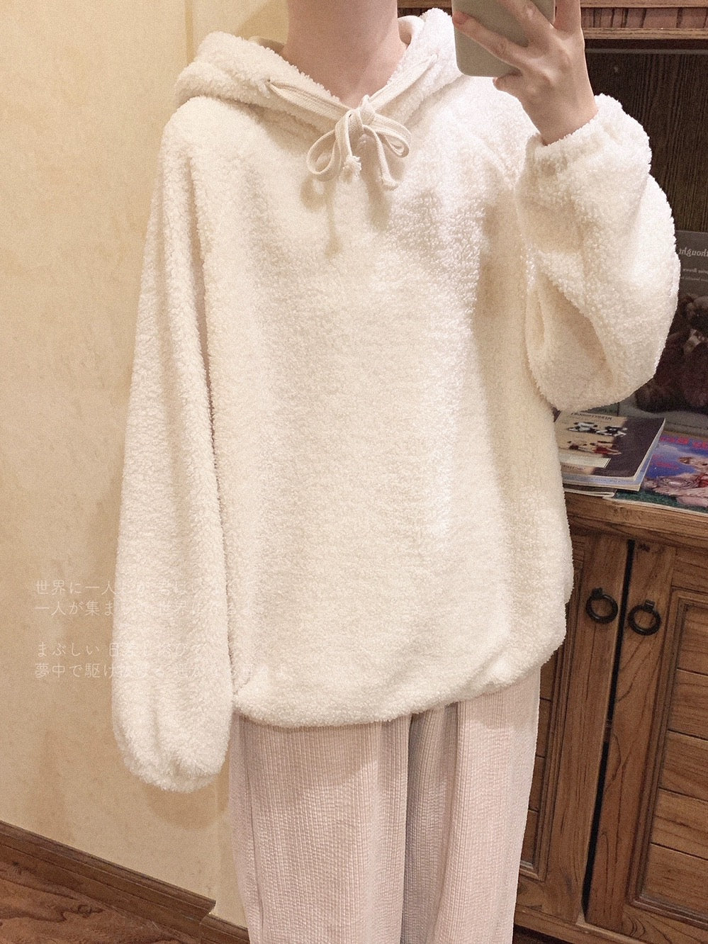 Cute rabbit ears hooded sweatshirt HA2408