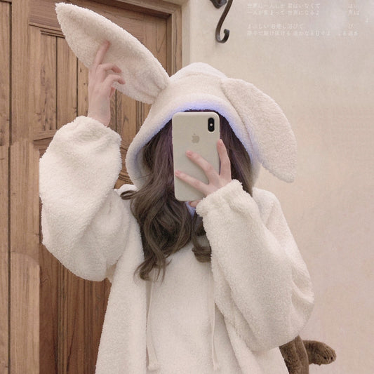 Cute rabbit ears hooded sweatshirt HA2408