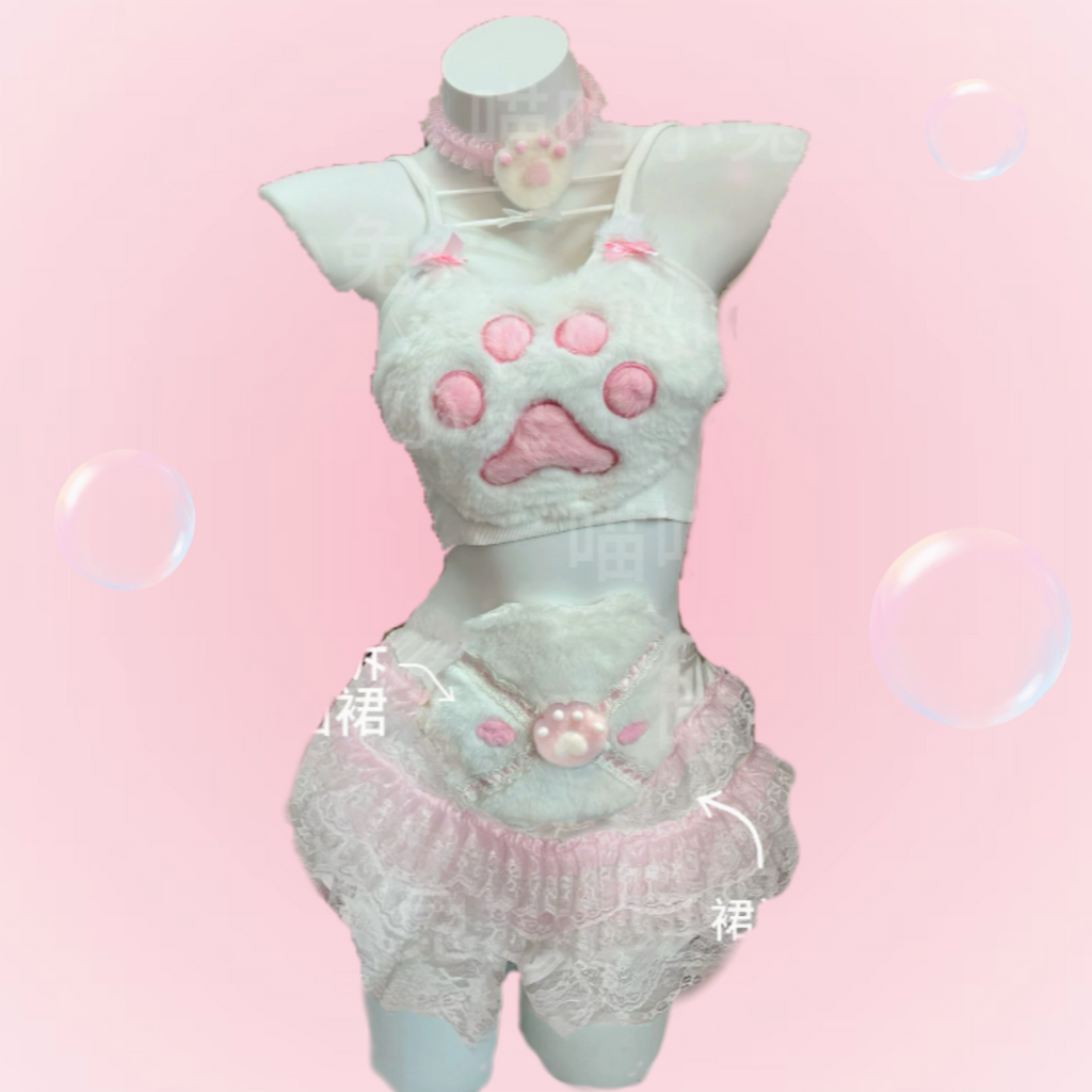 Cute cat claw suit HA2840