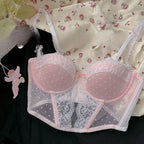 Sweet lace vest HA2416